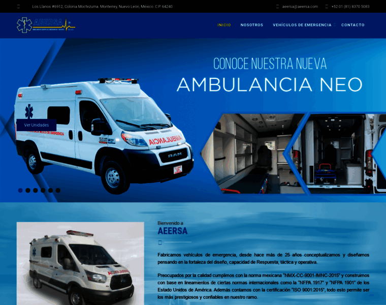 Ambulanciasyequipos.com thumbnail