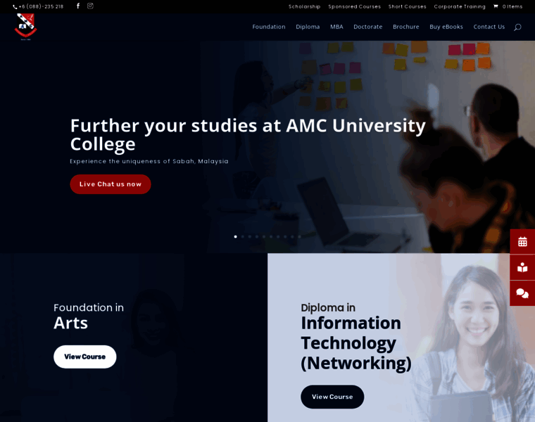 Amc.edu.my thumbnail