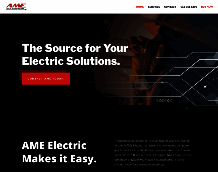 Ame-electric.com thumbnail