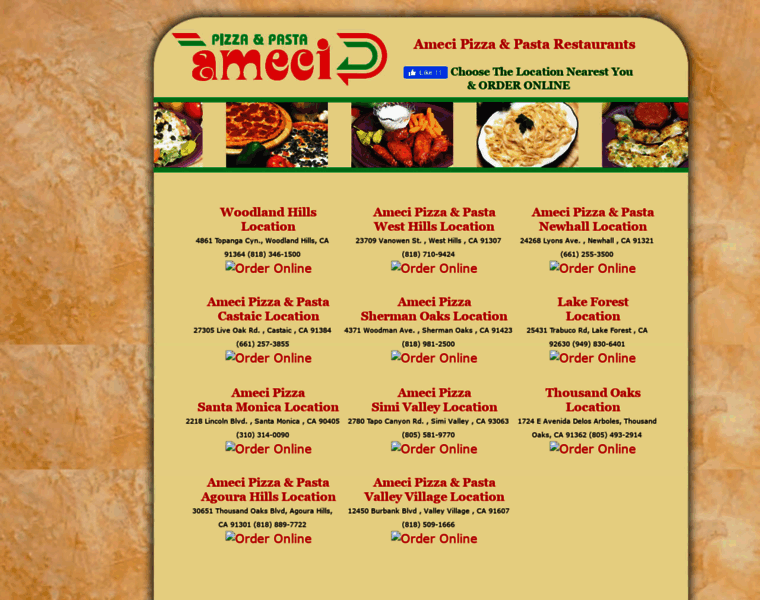 Ameci-pizza.com thumbnail
