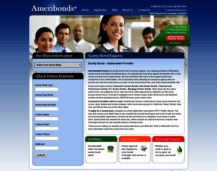 Ameribonds.com thumbnail