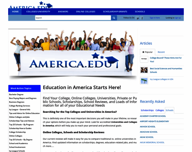 America.edu thumbnail