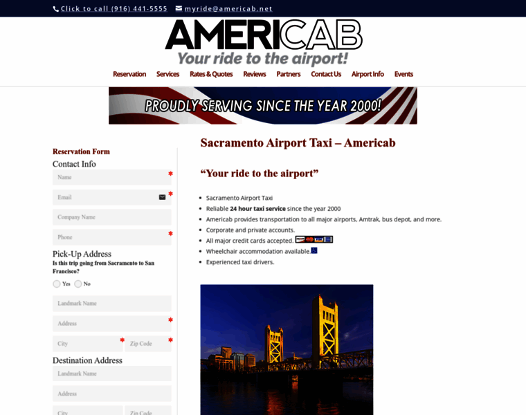 Americab.net thumbnail