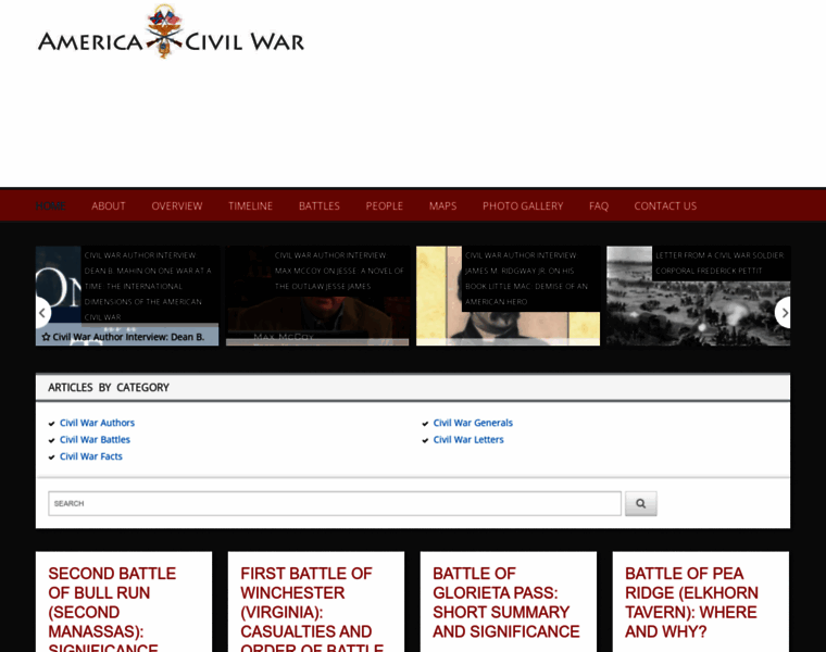Americacivilwar.org thumbnail