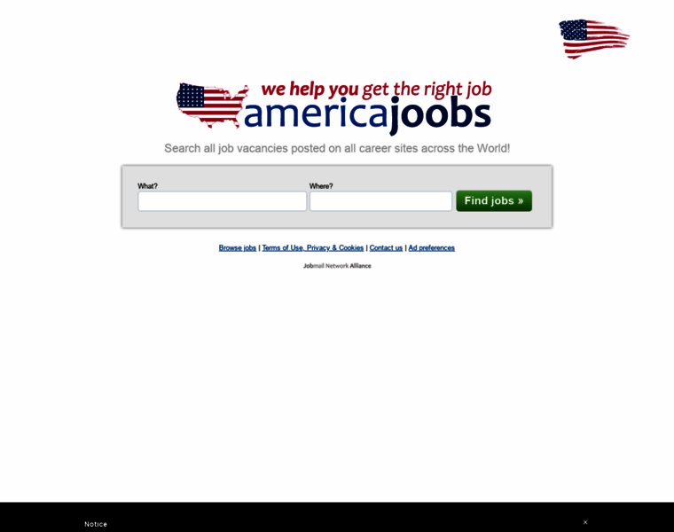 Americajoobs.com thumbnail