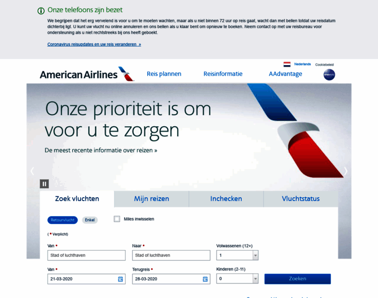 American-airlines.nl thumbnail
