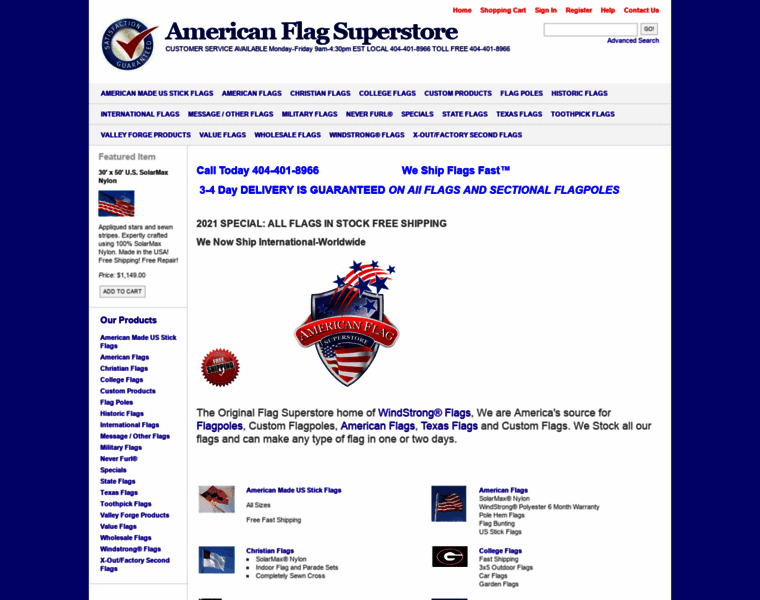 American-flag-superstore.com thumbnail