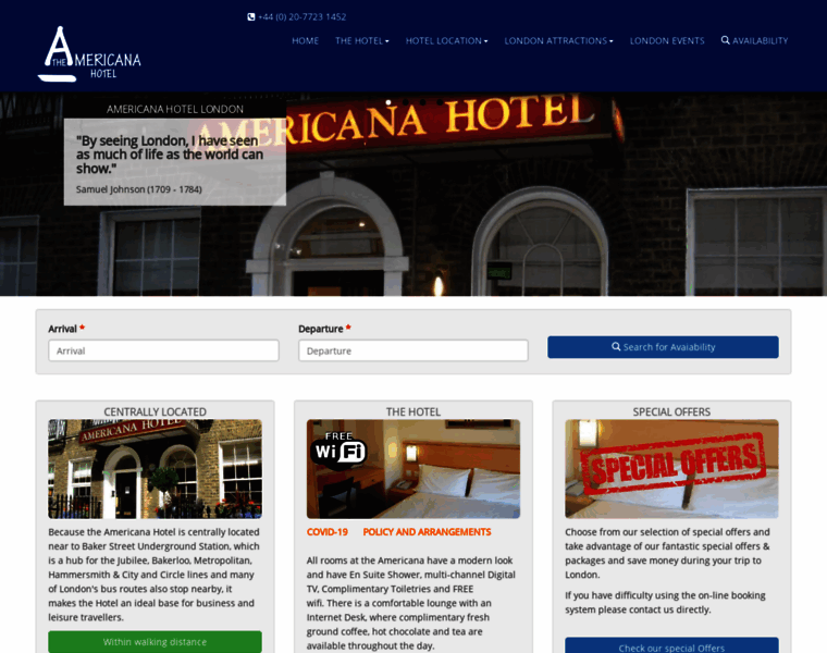 Americanahotel.co.uk thumbnail