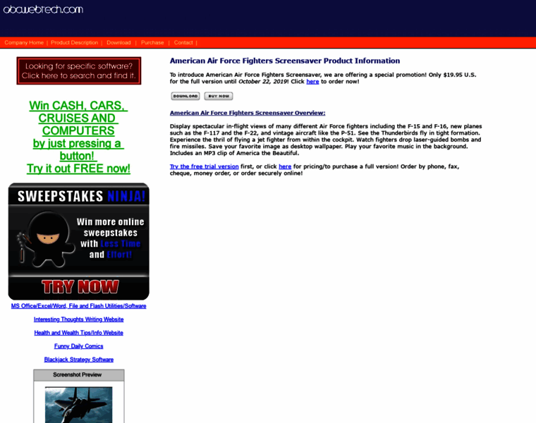 Americanairforcefightersscreensaver.abcwebtech.com thumbnail