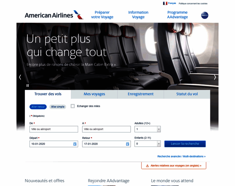 Americanairlines.fr thumbnail