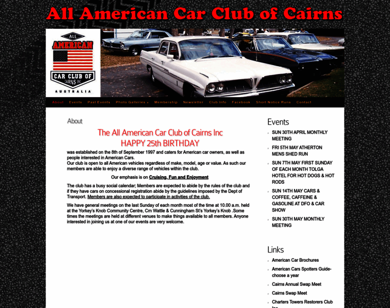 Americancarclubcairns.com thumbnail