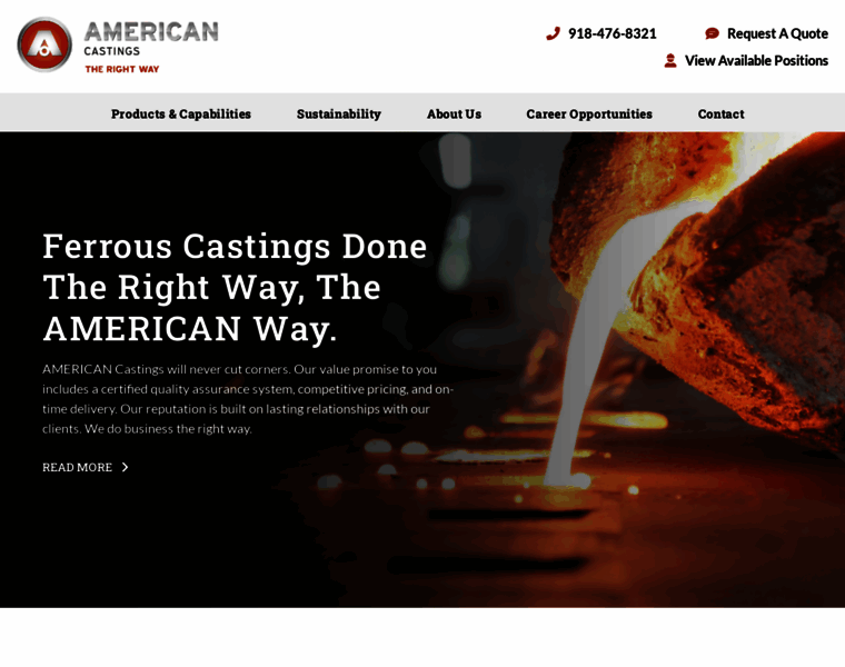 Americancastings.com thumbnail