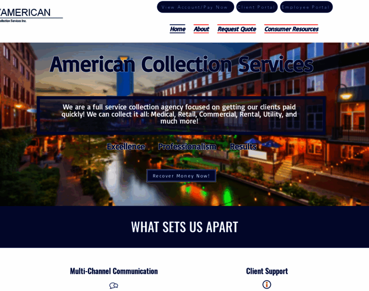 Americancollectionservices.com thumbnail