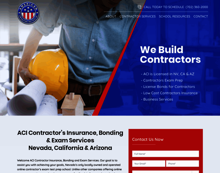Americancontractorsinstitute.com thumbnail