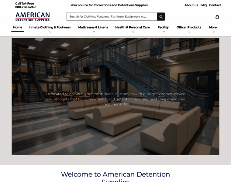 Americandetentionsupplies.com thumbnail