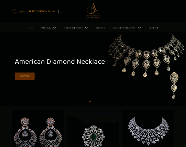 Americandiamondjewellery.com thumbnail