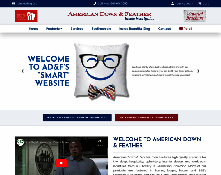 Americandownandfeather.com thumbnail
