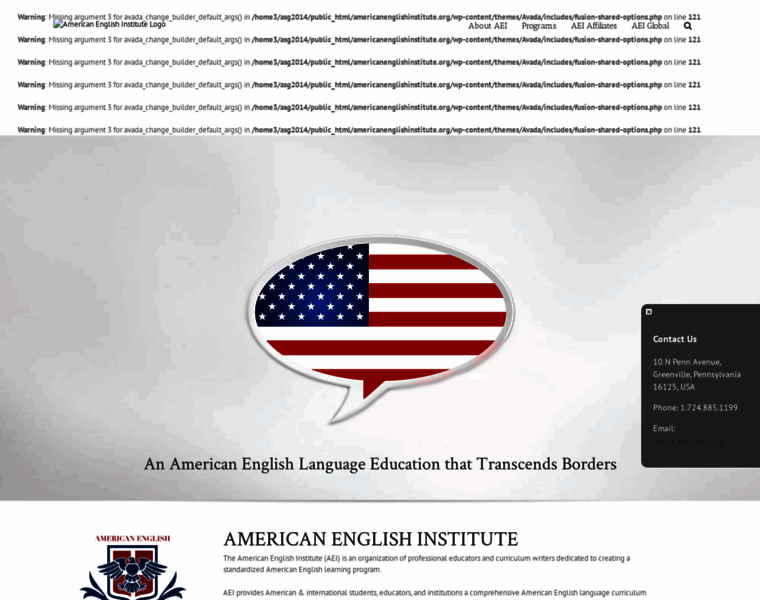 Americanenglishinstitute.org thumbnail