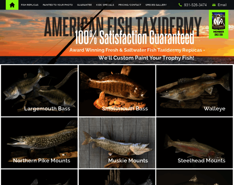Americanfishtaxidermy.com thumbnail