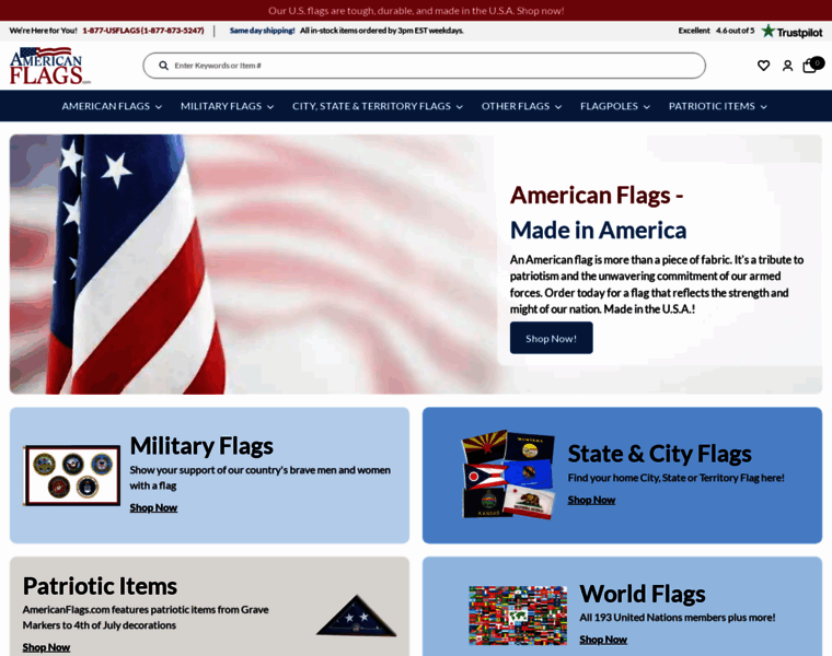 Americanflags.com thumbnail