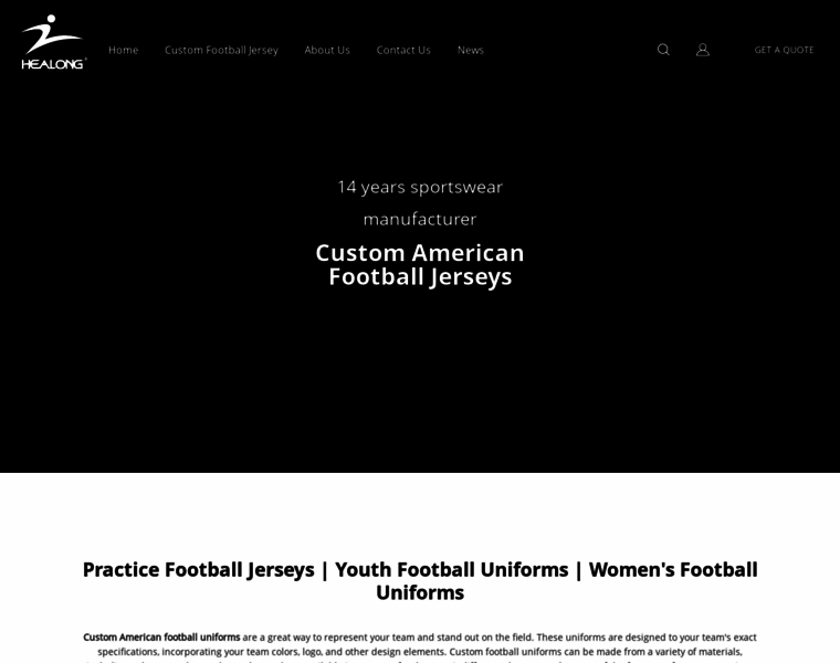 Americanfootballuniform.com thumbnail
