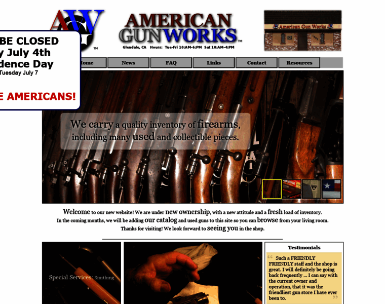 Americangunworks.net thumbnail