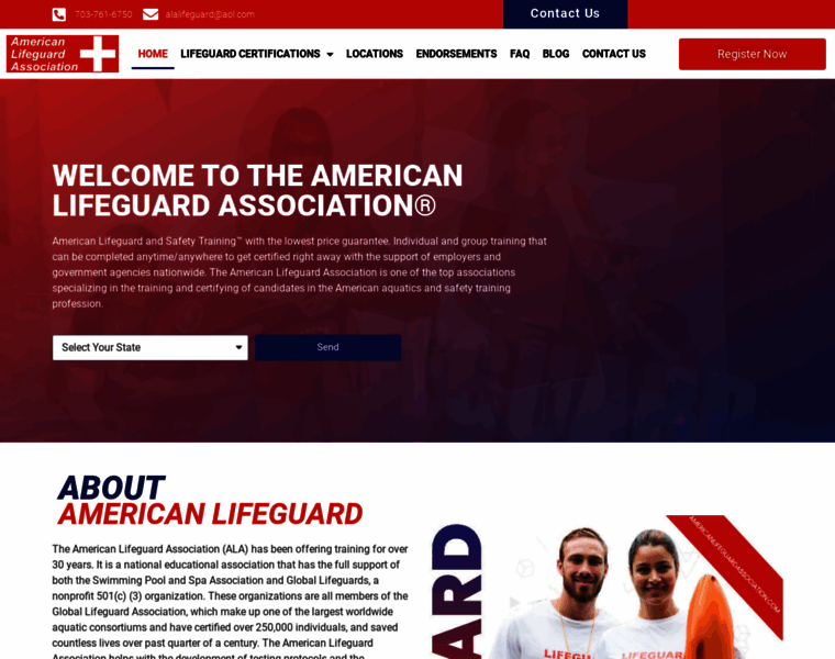 Americanlifeguardassociation.com thumbnail