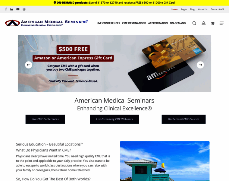 Americanmedicalseminars.com thumbnail