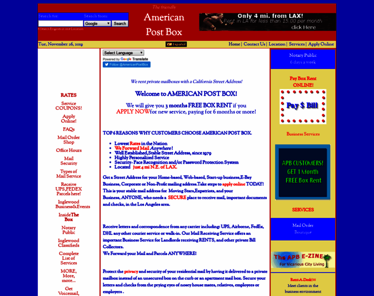 Americanpostbox.com thumbnail