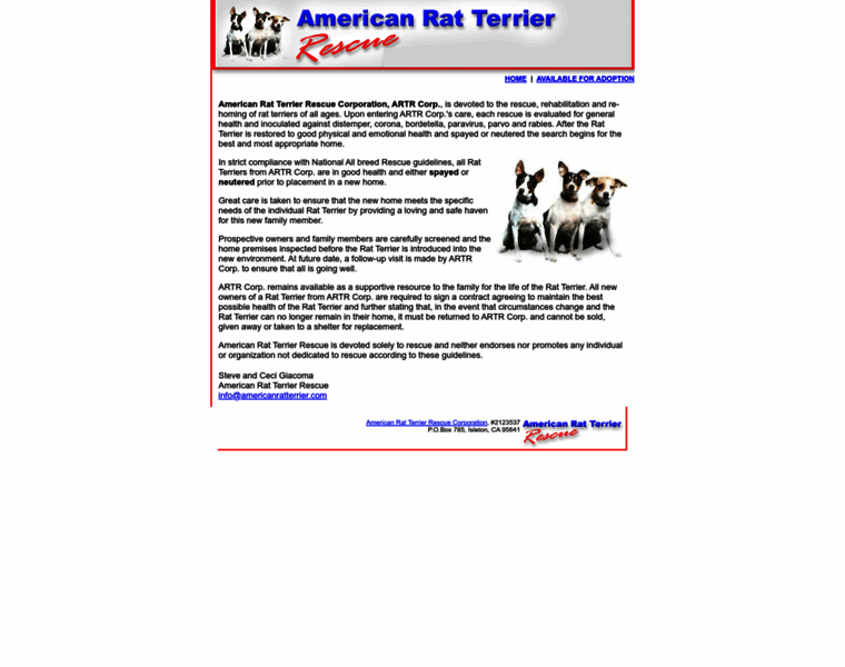 Americanratterrier.com thumbnail
