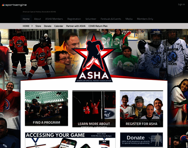 Americanspecialhockey.org thumbnail