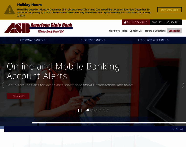 Americanstatebank.com thumbnail