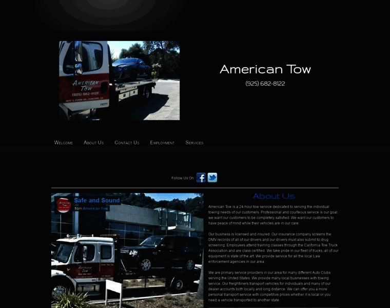 Americantow.com thumbnail