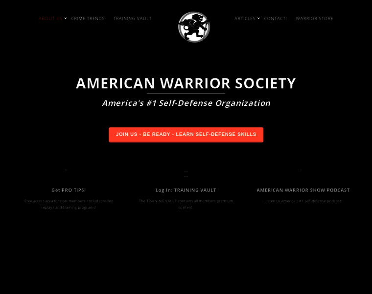 Americanwarriorsociety.com thumbnail