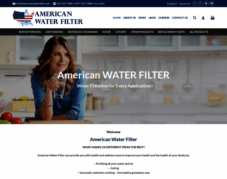 Americanwaterfilter.com thumbnail