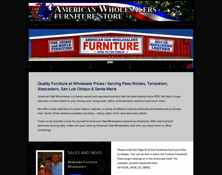 Americanwholesalersfurniture.com thumbnail