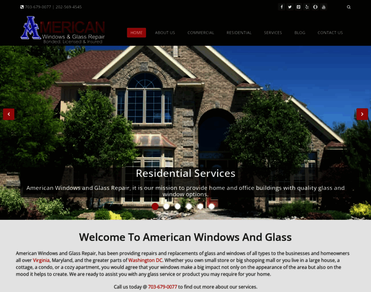 Americanwindowsglassrepair.com thumbnail