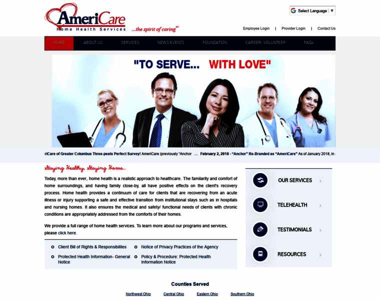 Americare-health.com thumbnail