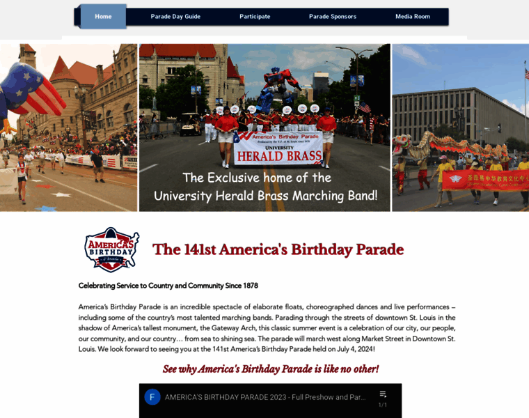 Americasbirthdayparade.com thumbnail