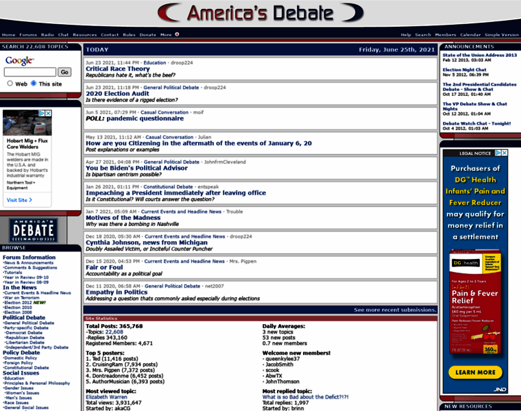 Americasdebate.com thumbnail