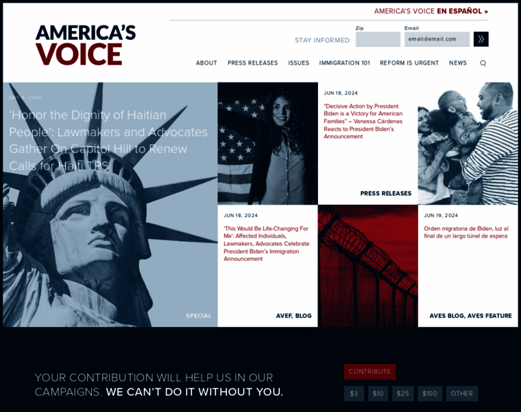 Americasvoice.org thumbnail