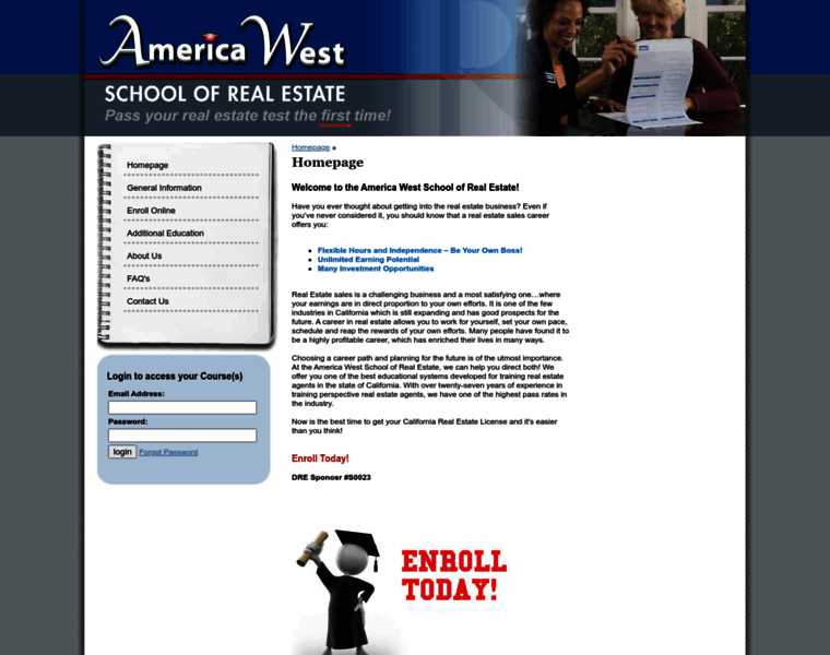Americawestschool.com thumbnail