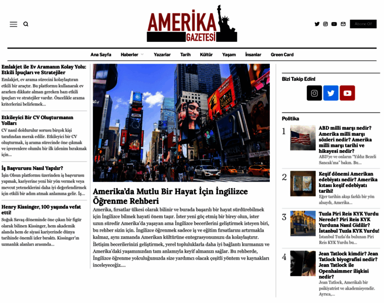 Amerikagazetesi.com thumbnail