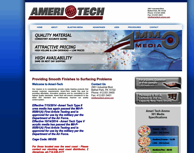 Ameritech-ammo.com thumbnail