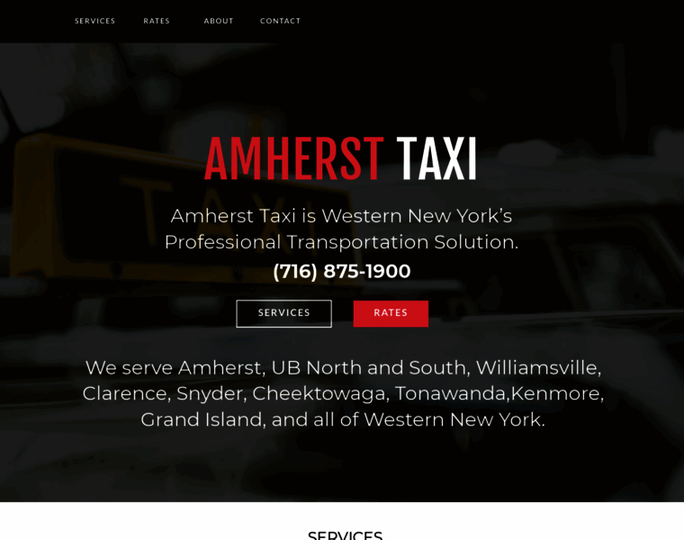 Amherst-taxi.com thumbnail