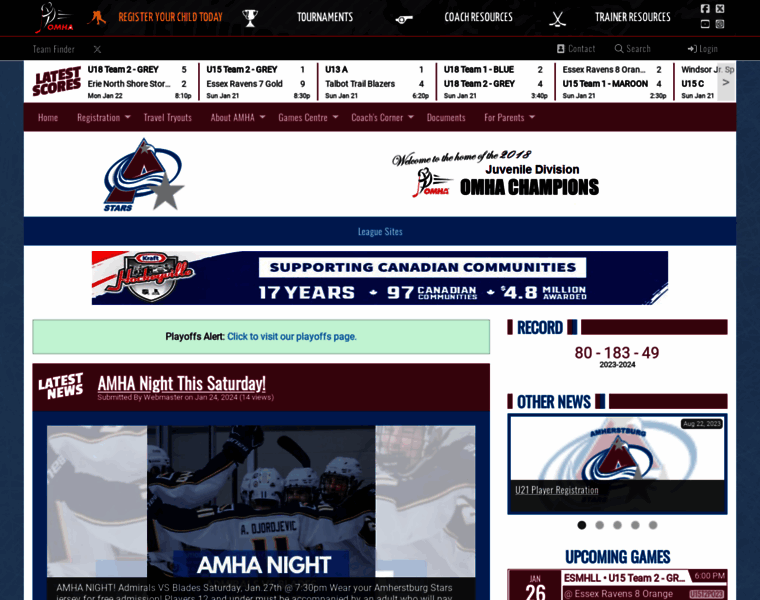 Amherstburghockey.com thumbnail