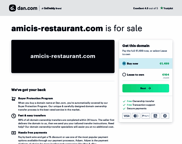Amicis-restaurant.com thumbnail