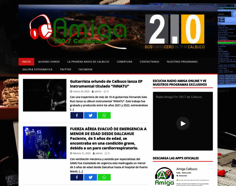 Amigafm.cl thumbnail