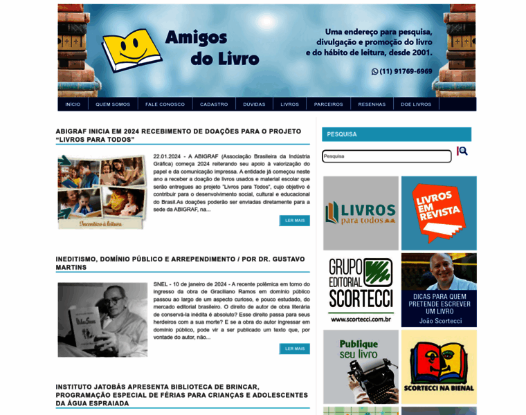 Amigosdolivro.com.br thumbnail