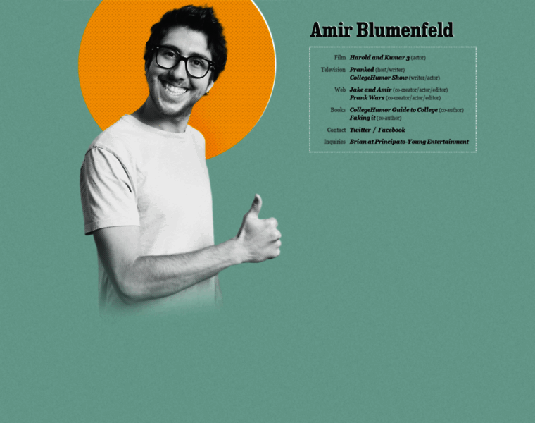 Amirblumenfeld.com thumbnail